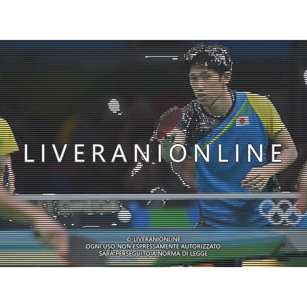 XXXI Olympic Games Giochi Olimpici Rio 2016 Rio de Janeiro - 15.08.2016 Semifinale di Tennis Tavolo Maschile Giappone vs Germania Nella Foto:Niwa Koki, Yoshimura Maharu vs Steger Bastian,Boll Timo /Ph.Vitez-Ag. Aldo Liverani