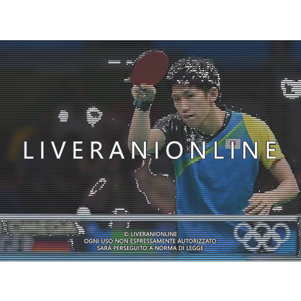 XXXI Olympic Games Giochi Olimpici Rio 2016 Rio de Janeiro - 15.08.2016 Semifinale di Tennis Tavolo Maschile Giappone vs Germania Nella Foto:Niwa Koki, Yoshimura Maharu vs Steger Bastian,Boll Timo /Ph.Vitez-Ag. Aldo Liverani