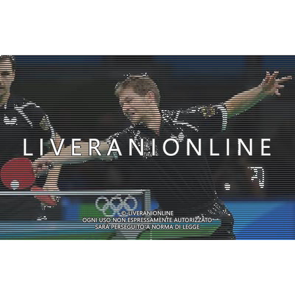 XXXI Olympic Games Giochi Olimpici Rio 2016 Rio de Janeiro - 15.08.2016 Semifinale di Tennis Tavolo Maschile Giappone vs Germania Nella Foto:Niwa Koki, Yoshimura Maharu vs Steger Bastian,Boll Timo /Ph.Vitez-Ag. Aldo Liverani