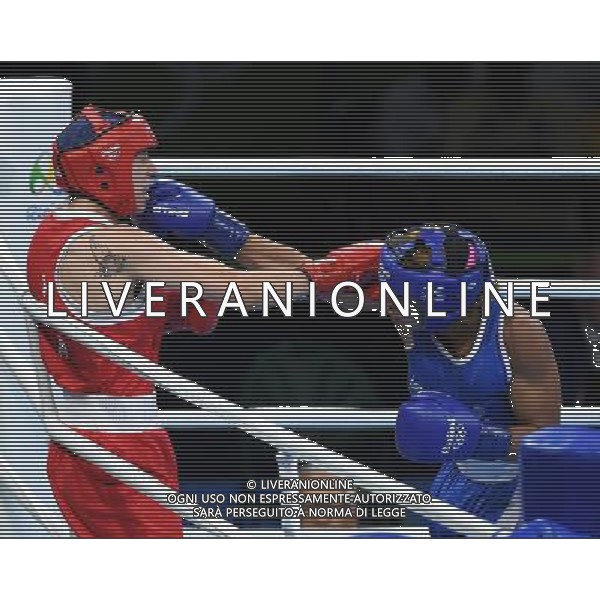 XXXI Olympic Games Giochi Olimpici Rio 2016 Rio de Janeiro - 15.08.2016 Quarti di Finale di Boxe pesi Leggeri (57-60kg) Femminile Nella Foto:Irma Testa (ITA) vs Mossely Estelle (FRA) /Ph.Vitez-Ag. Aldo Liverani