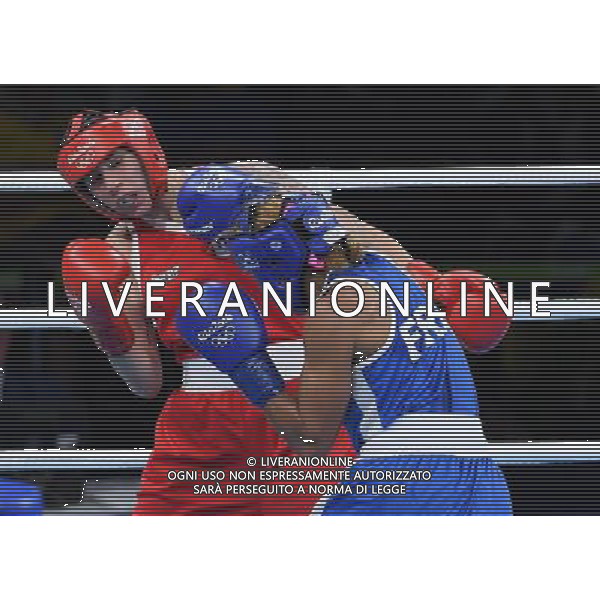 XXXI Olympic Games Giochi Olimpici Rio 2016 Rio de Janeiro - 15.08.2016 Quarti di Finale di Boxe pesi Leggeri (57-60kg) Femminile Nella Foto:Irma Testa (ITA) vs Mossely Estelle (FRA) /Ph.Vitez-Ag. Aldo Liverani