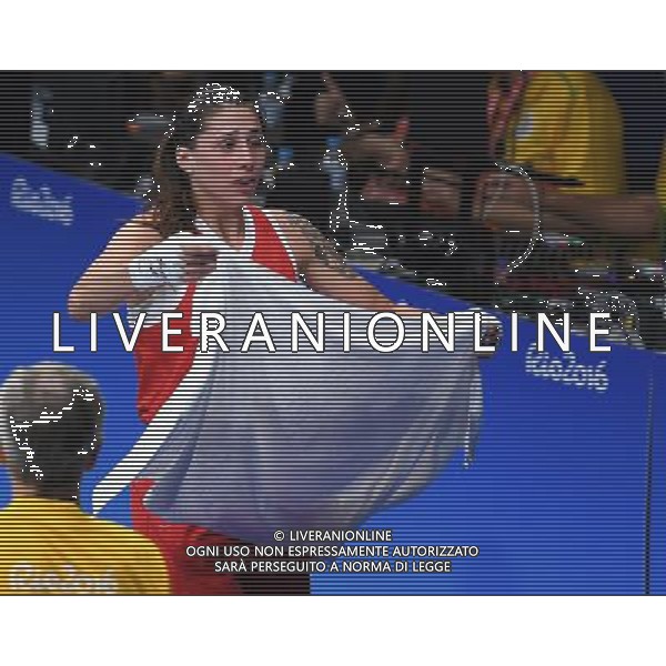 XXXI Olympic Games Giochi Olimpici Rio 2016 Rio de Janeiro - 15.08.2016 Quarti di Finale di Boxe pesi Leggeri (57-60kg) Femminile Nella Foto:Irma Testa (ITA) vs Mossely Estelle (FRA) /Ph.Vitez-Ag. Aldo Liverani