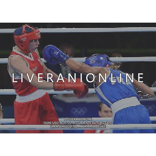 XXXI Olympic Games Giochi Olimpici Rio 2016 Rio de Janeiro - 15.08.2016 Quarti di Finale di Boxe pesi Leggeri (57-60kg) Femminile Nella Foto:Irma Testa (ITA) vs Mossely Estelle (FRA) /Ph.Vitez-Ag. Aldo Liverani