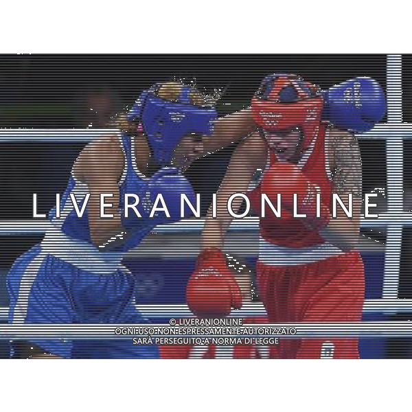 XXXI Olympic Games Giochi Olimpici Rio 2016 Rio de Janeiro - 15.08.2016 Quarti di Finale di Boxe pesi Leggeri (57-60kg) Femminile Nella Foto:Irma Testa (ITA) vs Mossely Estelle (FRA) /Ph.Vitez-Ag. Aldo Liverani