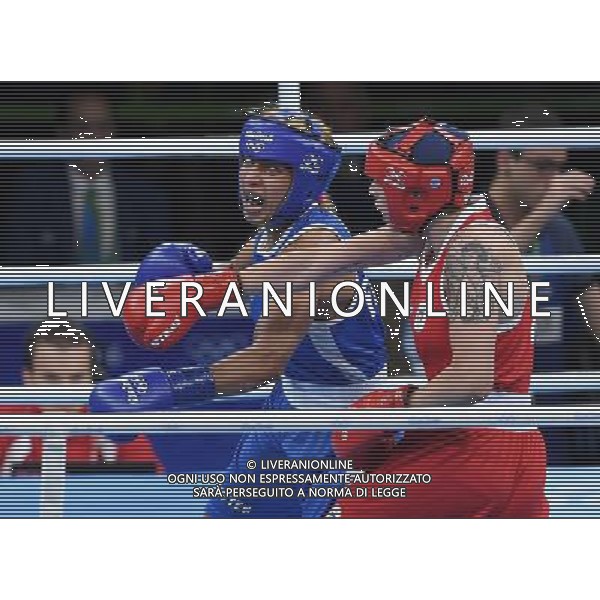 XXXI Olympic Games Giochi Olimpici Rio 2016 Rio de Janeiro - 15.08.2016 Quarti di Finale di Boxe pesi Leggeri (57-60kg) Femminile Nella Foto:Irma Testa (ITA) vs Mossely Estelle (FRA) /Ph.Vitez-Ag. Aldo Liverani