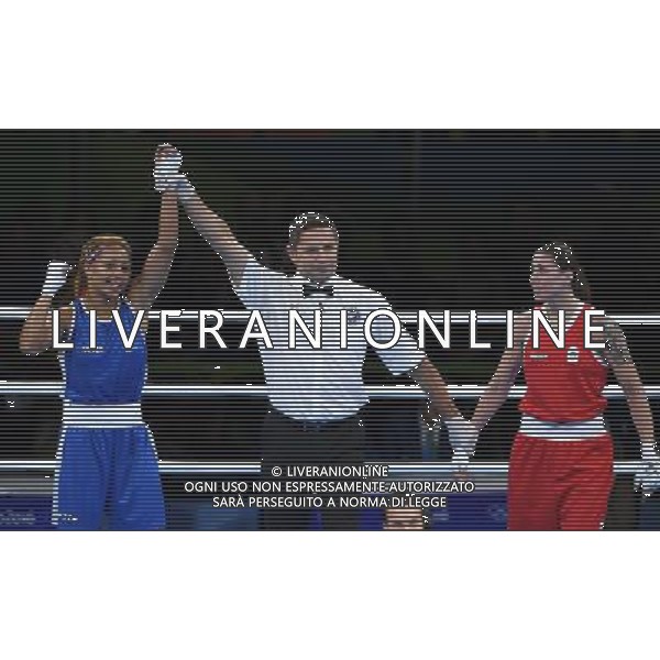 XXXI Olympic Games Giochi Olimpici Rio 2016 Rio de Janeiro - 15.08.2016 Quarti di Finale di Boxe pesi Leggeri (57-60kg) Femminile Nella Foto:Irma Testa (ITA) vs Mossely Estelle (FRA) /Ph.Vitez-Ag. Aldo Liverani