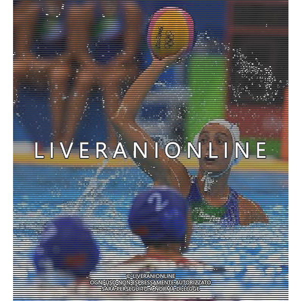 XXXI Olympic Games Giochi Olimpici Rio 2016 Rio de Janeiro - 15.08.2016 Quarti di Finale di Pallanuoto Femminile Italia vs Cina Nella Foto:Garibotto Arianna /Ph.Vitez-Ag. Aldo Liverani