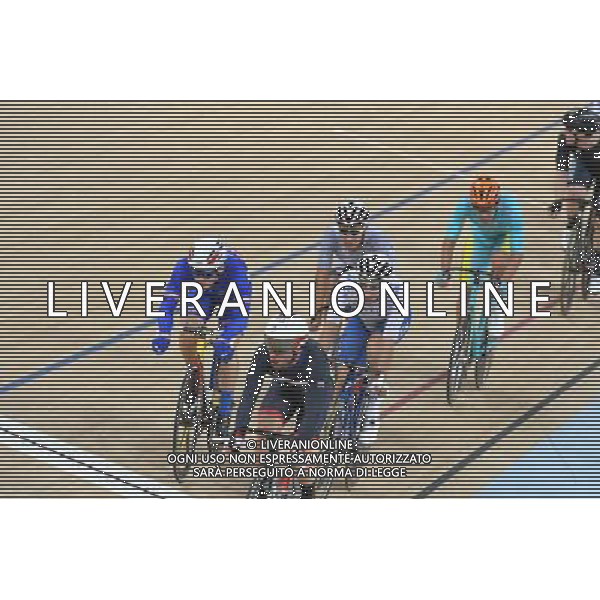 15-08-2016 Giochi Olimpici Pista Uomini; Giornata 05; 2016, Team Sky; 2016, Dimension Data; 2016, Francia; Viviani, Elia; Cavendish, Mark; Boudat, Thomas; Rio De Janeiro; ©sirotti/AGENZIA ALDO LIVERANI SAS