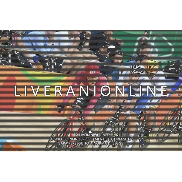 15-08-2016 Giochi Olimpici Pista Uomini; Giornata 05; 2016, Danimarca; 2016, Team Sky; Hansen, Lasse Norman; Viviani, Elia; Rio De Janeiro; ©sirotti/AGENZIA ALDO LIVERANI SAS