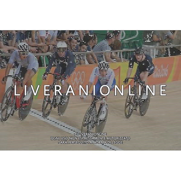 15-08-2016 Giochi Olimpici Pista Uomini; Giornata 05; 2016, Team Sky; 2016, Dimension Data; Viviani, Elia; Cavendish, Mark; Rio De Janeiro; ©sirotti/AGENZIA ALDO LIVERANI SAS