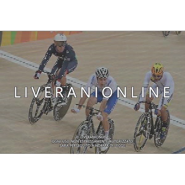 15-08-2016 Giochi Olimpici Pista Uomini; Giornata 05; 2016, Dimension Data; 2016, Team Sky; 2016, Etixx - Quick Step; Cavendish, Mark; Viviani, Elia; Gaviria Rendon, Fernando; Rio De Janeiro; ©sirotti/AGENZIA ALDO LIVERANI SAS