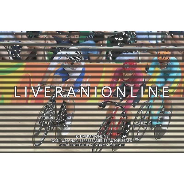 15-08-2016 Giochi Olimpici Pista Uomini; Giornata 05; 2016, Team Sky; 2016, Danimarca; Viviani, Elia; Hansen Lasse, Norman; Rio De Janeiro; ©sirotti/AGENZIA ALDO LIVERANI SAS