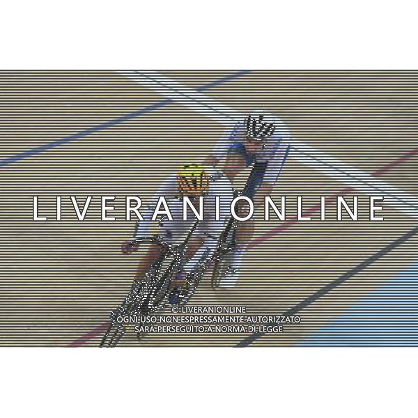 15-08-2016 Giochi Olimpici Pista Uomini; Giornata 05; 2016, Team Sky; 2016, Etixx - Quick Step; Viviani, Elia; Gaviria Rendon, Fernando; Rio De Janeiro; ©sirotti/AGENZIA ALDO LIVERANI SAS
