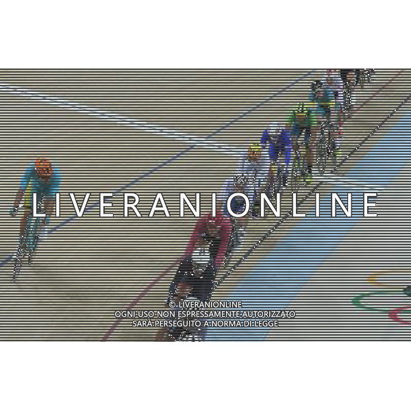 15-08-2016 Giochi Olimpici Pista Uomini; Giornata 05; 2016, Team Sky; 2016, Danimarca; 2016, Dimension Data; 2016, Etixx - Quick Step; Viviani, Elia; Hansen Lasse, Norman; Cavendish, Mark; Gaviria Rendon, Fernando; Rio De Janeiro; ©sirotti/AGENZIA ALDO LIVERANI SAS