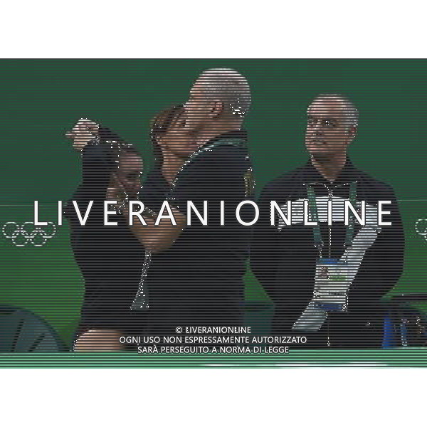 XXXI Olympic Games Giochi Olimpici Rio 2016 Rio de Janeiro - 16.08.2016 Finale Ginnastica Artistica Individuale Corpo Libero Femminile Nella Foto:Ferrari Vanessa lacrime /Ph.Vitez-Ag. Aldo Liverani