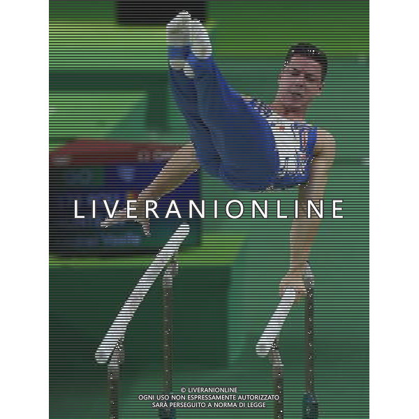 XXXI Olympic Games Giochi Olimpici Rio 2016 Rio de Janeiro - 16.08.2016 Finale Ginnastica Artistica Sbarre Parallele Maschile Nella Foto:Muntean Andrei Vasile /Ph.Vitez-Ag. Aldo Liverani