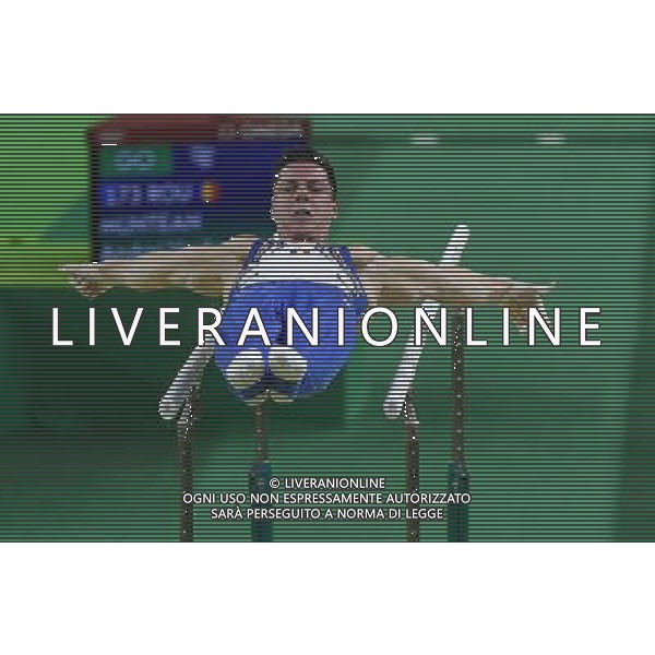 XXXI Olympic Games Giochi Olimpici Rio 2016 Rio de Janeiro - 16.08.2016 Finale Ginnastica Artistica Sbarre Parallele Maschile Nella Foto:Muntean Andrei Vasile /Ph.Vitez-Ag. Aldo Liverani