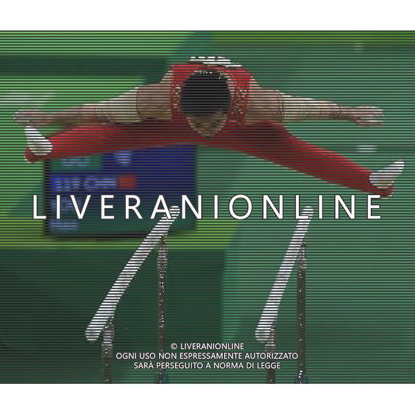 XXXI Olympic Games Giochi Olimpici Rio 2016 Rio de Janeiro - 16.08.2016 Finale Ginnastica Artistica Sbarre Parallele Maschile Nella Foto:Deng Shudi /Ph.Vitez-Ag. Aldo Liverani