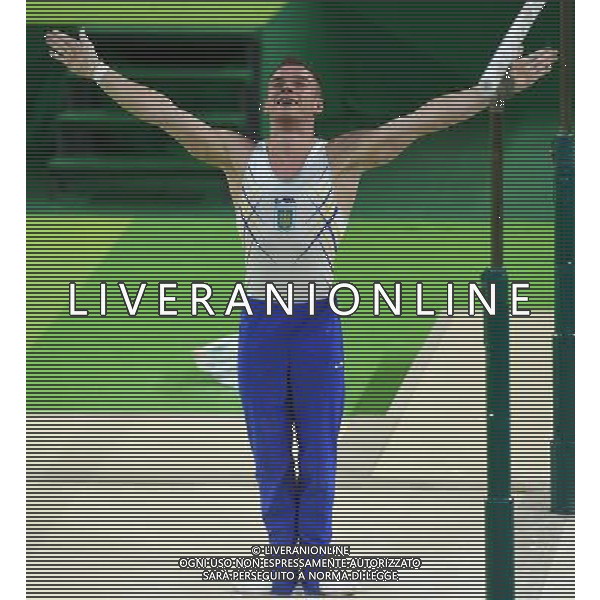 XXXI Olympic Games Giochi Olimpici Rio 2016 Rio de Janeiro - 16.08.2016 Finale Ginnastica Artistica Sbarre Parallele Maschile Nella Foto:Verniaiev Oleg /Ph.Vitez-Ag. Aldo Liverani