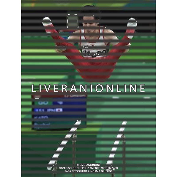 XXXI Olympic Games Giochi Olimpici Rio 2016 Rio de Janeiro - 16.08.2016 Finale Ginnastica Artistica Sbarre Parallele Maschile Nella Foto:Kato Ryohei /Ph.Vitez-Ag. Aldo Liverani