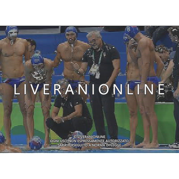 XXXI Olympic Games Giochi Olimpici Rio 2016 Rio de Janeiro - 16.08.2016 Quarti di Finale Pallanuoto Maschile Grecia vs Italia Nella Foto:Campagna Alessandro /Ph.Vitez-Ag. Aldo Liverani