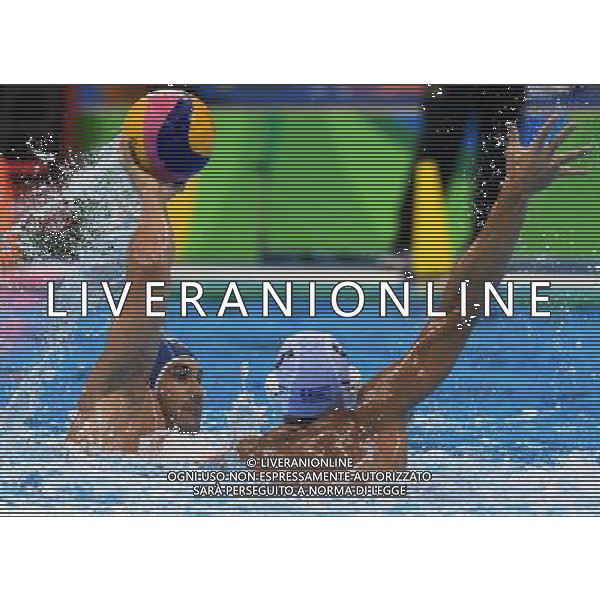 XXXI Olympic Games Giochi Olimpici Rio 2016 Rio de Janeiro - 16.08.2016 Quarti di Finale Pallanuoto Maschile Grecia vs Italia Nella Foto:Figlioli Pietro /Ph.Vitez-Ag. Aldo Liverani