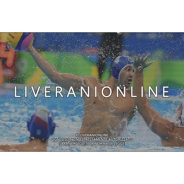 XXXI Olympic Games Giochi Olimpici Rio 2016 Rio de Janeiro - 16.08.2016 Quarti di Finale Pallanuoto Maschile Grecia vs Italia Nella Foto:Figlioli Pietro /Ph.Vitez-Ag. Aldo Liverani