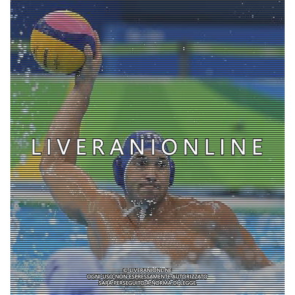XXXI Olympic Games Giochi Olimpici Rio 2016 Rio de Janeiro - 16.08.2016 Quarti di Finale Pallanuoto Maschile Grecia vs Italia Nella Foto:Figlioli Pietro /Ph.Vitez-Ag. Aldo Liverani
