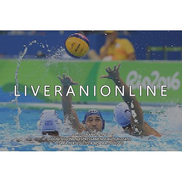 XXXI Olympic Games Giochi Olimpici Rio 2016 Rio de Janeiro - 16.08.2016 Quarti di Finale Pallanuoto Maschile Grecia vs Italia Nella Foto:Figlioli Pietro /Ph.Vitez-Ag. Aldo Liverani