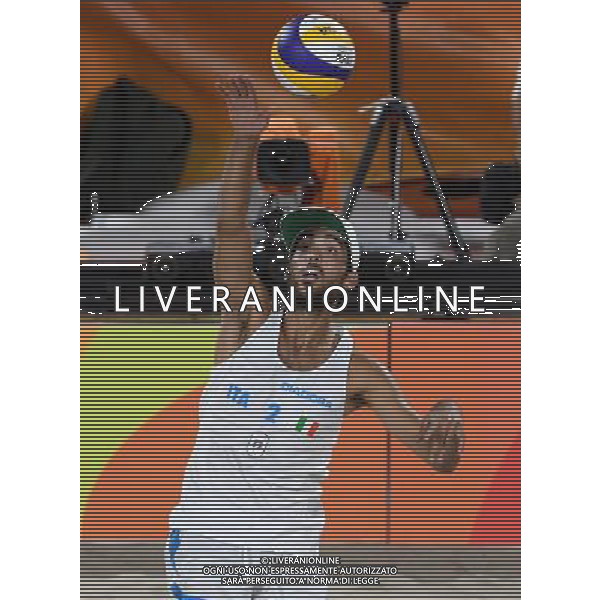 XXXI Olympic Games Giochi Olimpici Rio 2016 Rio de Janeiro - 16.08.2016 Semifinale Beach Volley Maschile Italia vs Russia Nella Foto:Lupo Daniele /Ph.Vitez-Ag. Aldo Liverani