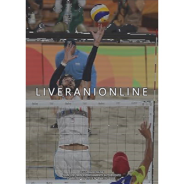 XXXI Olympic Games Giochi Olimpici Rio 2016 Rio de Janeiro - 16.08.2016 Semifinale Beach Volley Maschile Italia vs Russia Nella Foto:Nicolai Paolo /Ph.Vitez-Ag. Aldo Liverani