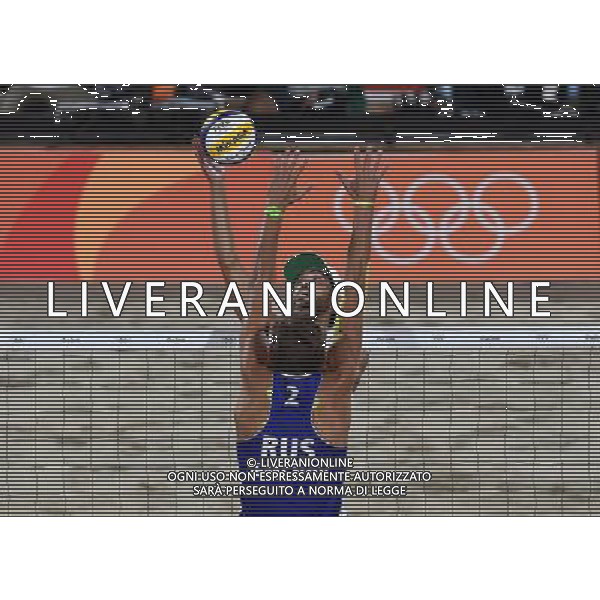 XXXI Olympic Games Giochi Olimpici Rio 2016 Rio de Janeiro - 16.08.2016 Semifinale Beach Volley Maschile Italia vs Russia Nella Foto:Lupo Daniele /Ph.Vitez-Ag. Aldo Liverani