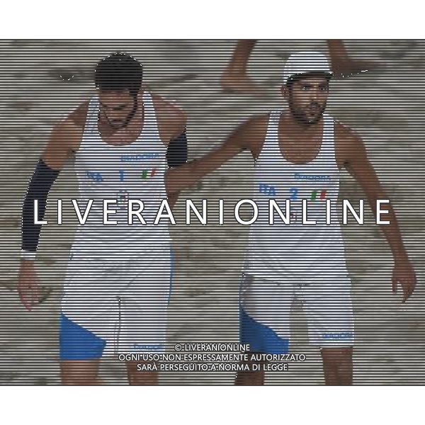 XXXI Olympic Games Giochi Olimpici Rio 2016 Rio de Janeiro - 16.08.2016 Semifinale Beach Volley Maschile Italia vs Russia Nella Foto:Nicolai Paolo,Lupo Daniele vs Krasilnikov Viacheslav,Semenov Konstantin /Ph.Vitez-Ag. Aldo Liverani