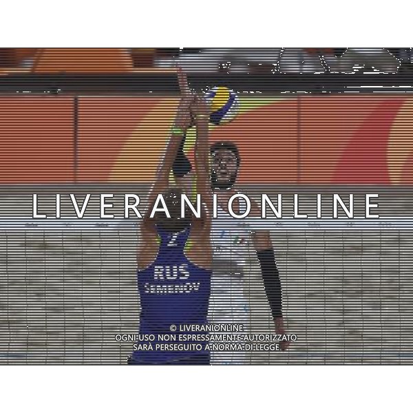 XXXI Olympic Games Giochi Olimpici Rio 2016 Rio de Janeiro - 16.08.2016 Semifinale Beach Volley Maschile Italia vs Russia Nella Foto:Nicolai Paolo /Ph.Vitez-Ag. Aldo Liverani