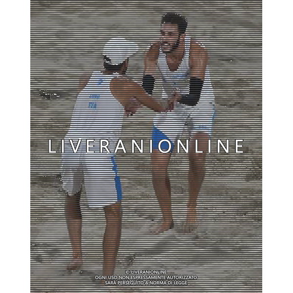 XXXI Olympic Games Giochi Olimpici Rio 2016 Rio de Janeiro - 16.08.2016 Semifinale Beach Volley Maschile Italia vs Russia Nella Foto:Nicolai Paolo,Lupo Daniele vs Krasilnikov Viacheslav,Semenov Konstantin /Ph.Vitez-Ag. Aldo Liverani