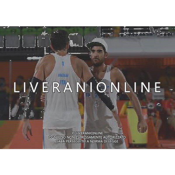 XXXI Olympic Games Giochi Olimpici Rio 2016 Rio de Janeiro - 16.08.2016 Semifinale Beach Volley Maschile Italia vs Russia Nella Foto:Nicolai Paolo,Lupo Daniele vs Krasilnikov Viacheslav,Semenov Konstantin /Ph.Vitez-Ag. Aldo Liverani