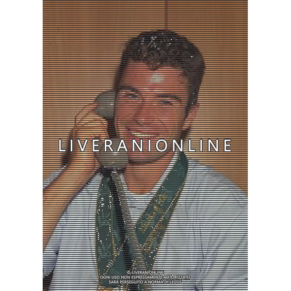 RETROSPETTIVA ANTONIO ROSSI IN VISITA ALLA REDAZIONE DELLA GAZZETTA DELLO SPORT NELLA FOTO ANTONIO ROSSI AG ALDO LIVERANI SAS