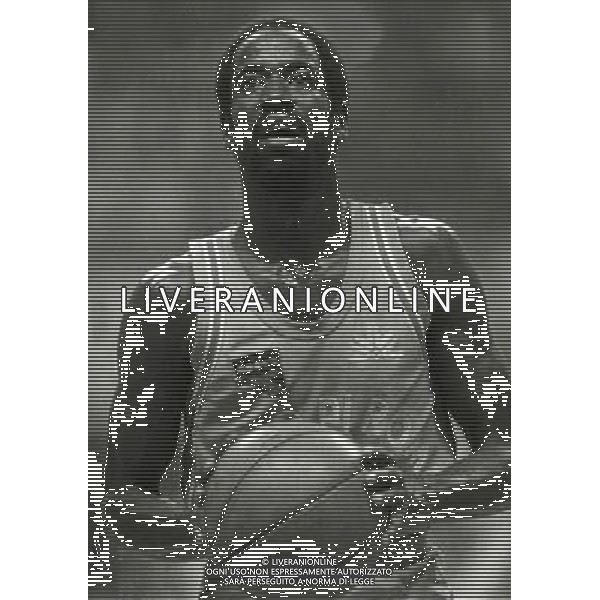 RETROSPETTIVA LARRY WRIGHT BASKET NELLA FOTO LARRY WRIGHT CON LA MAGLIA DI ROMA AG ALDO LIVERANI SAS