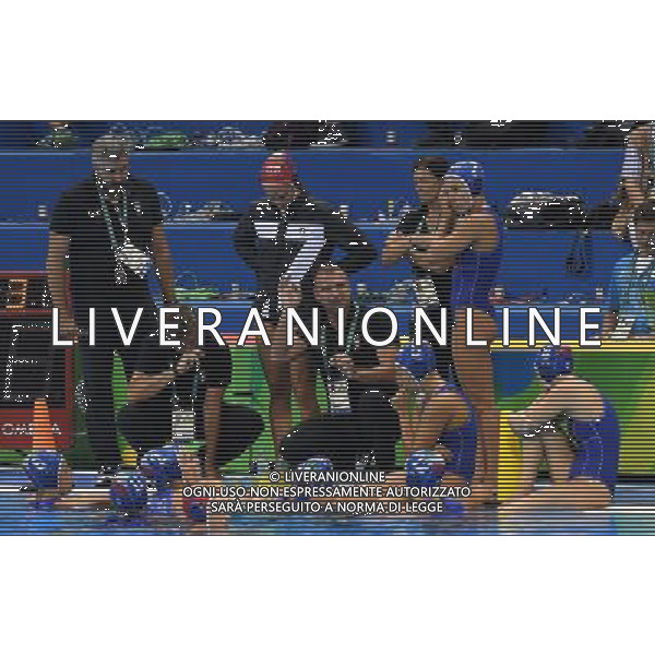XXXI Olympic Games Giochi Olimpici Rio 2016 Rio de Janeiro - 17.08.2016 Semifinale Pallanuoto Femminile Russia vs Italia Nella Foto:Conti Fabio /Ph.Vitez-Ag. Aldo Liverani