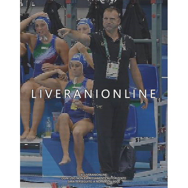 XXXI Olympic Games Giochi Olimpici Rio 2016 Rio de Janeiro - 17.08.2016 Semifinale Pallanuoto Femminile Russia vs Italia Nella Foto:Conti Fabio /Ph.Vitez-Ag. Aldo Liverani