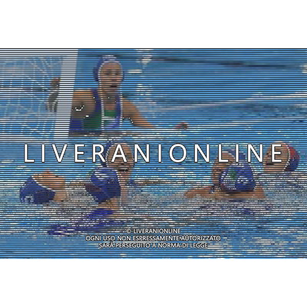 XXXI Olympic Games Giochi Olimpici Rio 2016 Rio de Janeiro - 17.08.2016 Semifinale Pallanuoto Femminile Russia vs Italia Nella Foto:esultanza delle giocatrici italiane /Ph.Vitez-Ag. Aldo Liverani