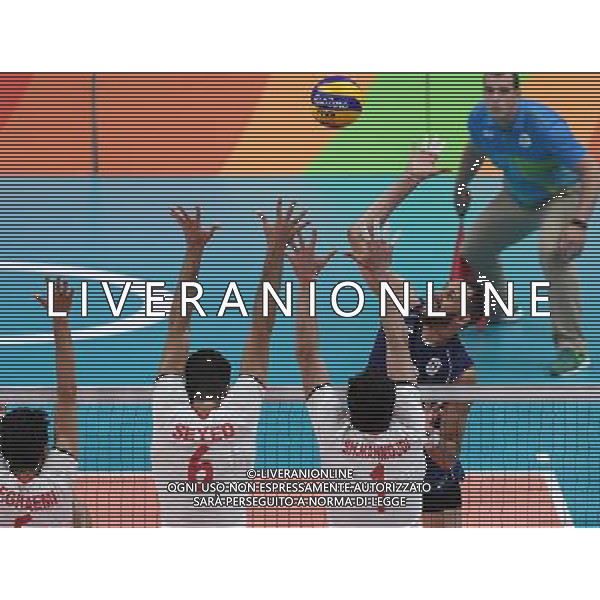 XXXI Olympic Games Giochi Olimpici Rio 2016 Rio de Janeiro - 17.08.2016 Quarti di Finale Pallavolo Maschile Italia vs Iran Nella Foto:Juantorena Osmany /Ph.Vitez-Ag. Aldo Liverani