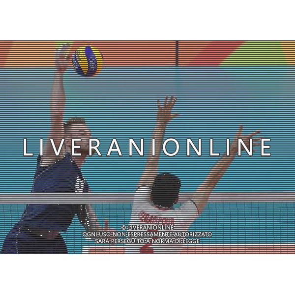 XXXI Olympic Games Giochi Olimpici Rio 2016 Rio de Janeiro - 17.08.2016 Quarti di Finale Pallavolo Maschile Italia vs Iran Nella Foto:Zaytsev Ivan /Ph.Vitez-Ag. Aldo Liverani