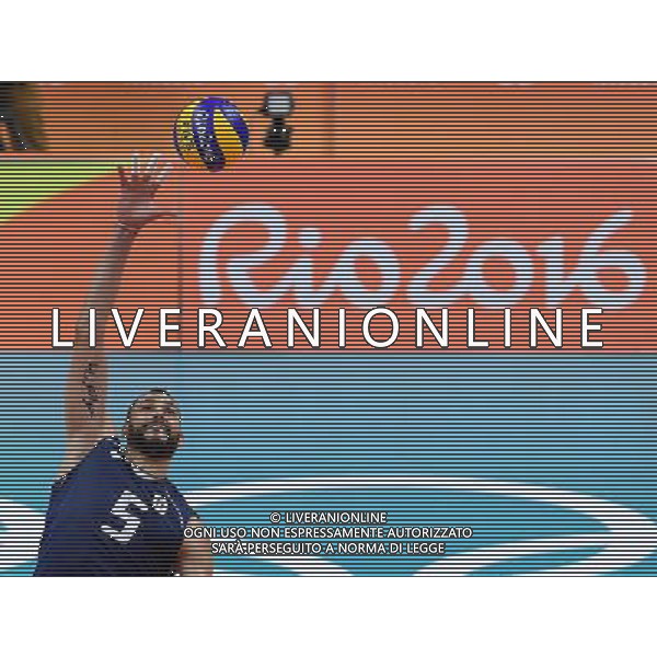 XXXI Olympic Games Giochi Olimpici Rio 2016 Rio de Janeiro - 17.08.2016 Quarti di Finale Pallavolo Maschile Italia vs Iran Nella Foto:Juantorena Osmany /Ph.Vitez-Ag. Aldo Liverani