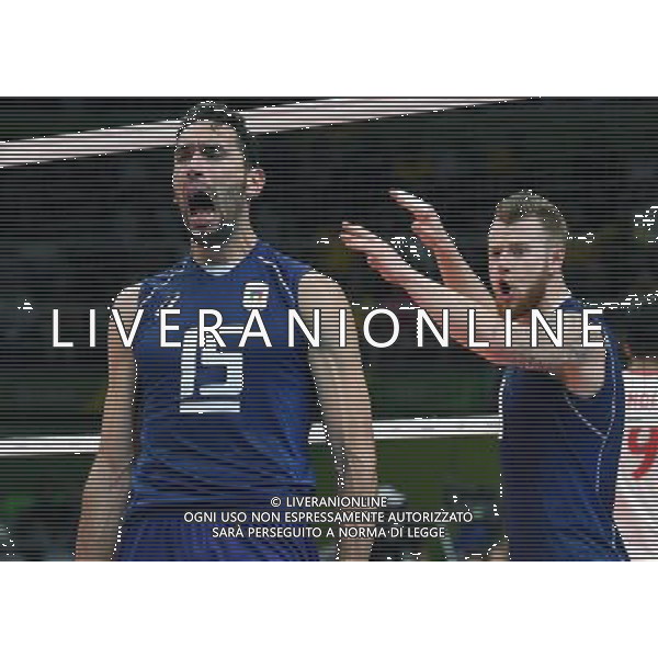 XXXI Olympic Games Giochi Olimpici Rio 2016 Rio de Janeiro - 17.08.2016 Quarti di Finale Pallavolo Maschile Italia vs Iran Nella Foto:Birarelli Emanuele esulta /Ph.Vitez-Ag. Aldo Liverani