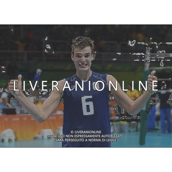 XXXI Olympic Games Giochi Olimpici Rio 2016 Rio de Janeiro - 17.08.2016 Quarti di Finale Pallavolo Maschile Italia vs Iran Nella Foto:Giannelli Simone esulta /Ph.Vitez-Ag. Aldo Liverani
