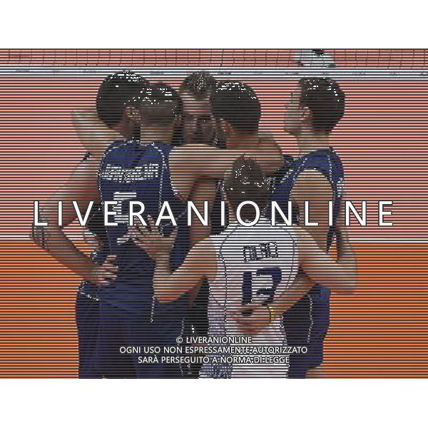 XXXI Olympic Games Giochi Olimpici Rio 2016 Rio de Janeiro - 17.08.2016 Quarti di Finale Pallavolo Maschile Italia vs Iran Nella Foto:Zaytsev Ivan esulta con i compagni /Ph.Vitez-Ag. Aldo Liverani