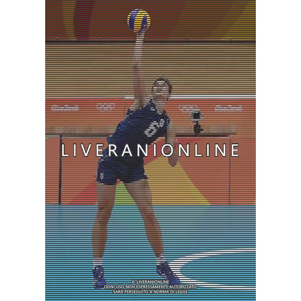 XXXI Olympic Games Giochi Olimpici Rio 2016 Rio de Janeiro - 17.08.2016 Quarti di Finale Pallavolo Maschile Italia vs Iran Nella Foto:Giannelli SImone /Ph.Vitez-Ag. Aldo Liverani