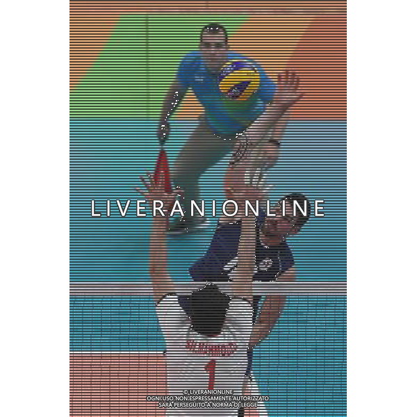 XXXI Olympic Games Giochi Olimpici Rio 2016 Rio de Janeiro - 17.08.2016 Quarti di Finale Pallavolo Maschile Italia vs Iran Nella Foto:Lanza Filippo /Ph.Vitez-Ag. Aldo Liverani