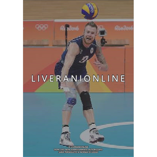 XXXI Olympic Games Giochi Olimpici Rio 2016 Rio de Janeiro - 17.08.2016 Quarti di Finale Pallavolo Maschile Italia vs Iran Nella Foto:Zaytsev Ivan /Ph.Vitez-Ag. Aldo Liverani
